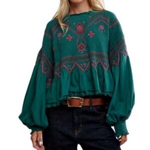 Free People Holly Long Sleeve Top